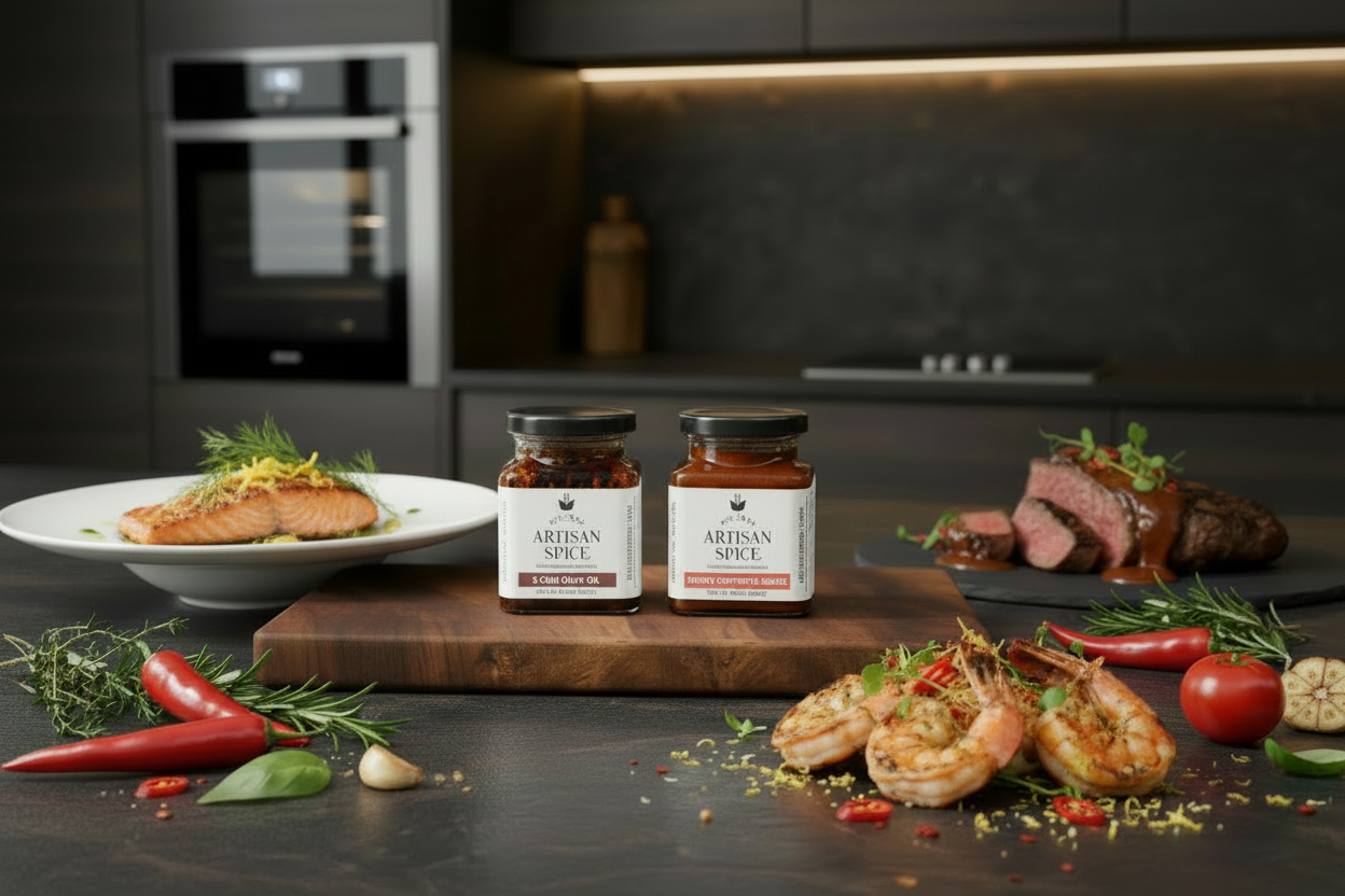 Artisan Spice Scene - Salmon & No Pouring Jar